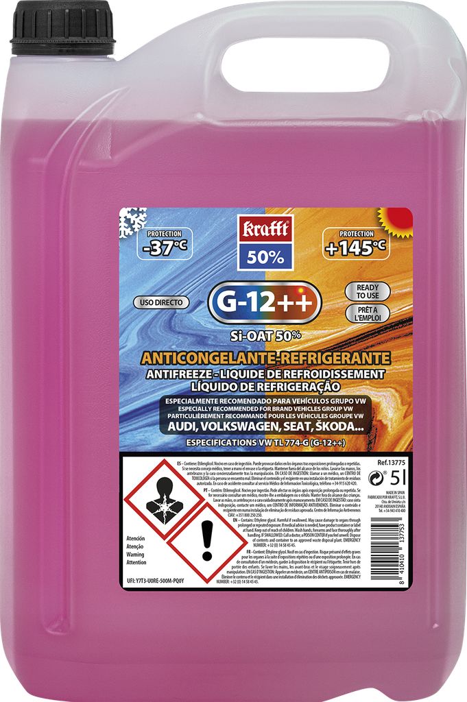 REFRIG.50% G12++,5L.37Ý