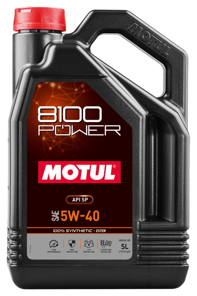 5W40 8100,POWER 5L.