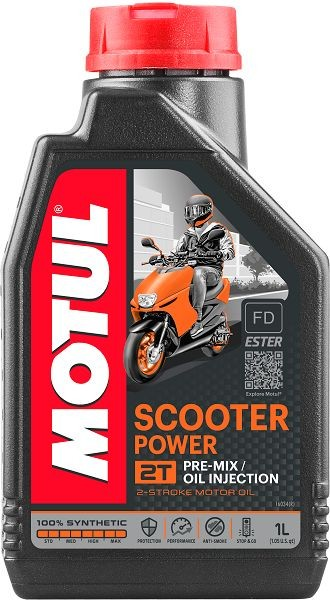 ACEITE SCOOTER POWER 2T,1L.
