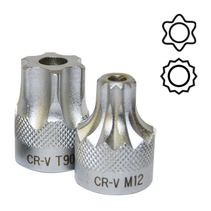 LLAVE VASO 1/2" XZN M20 INVIOL.
