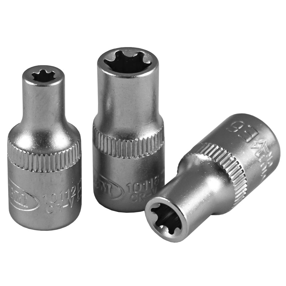 LLAVE VASO 1/4" TORX E8