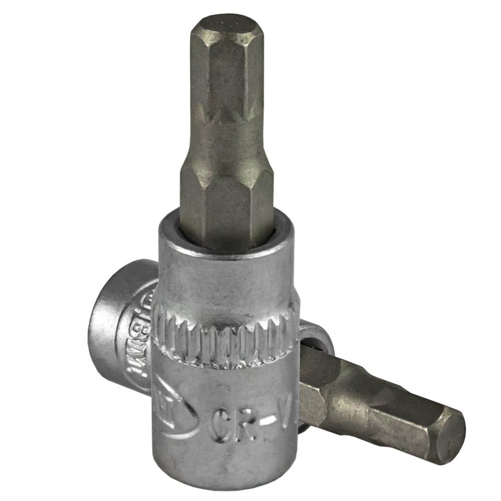 LLAVE VASO 1/4" 6 MM. HEX. MACHO