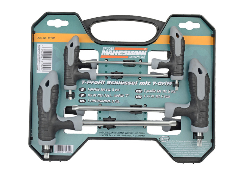 J.LLAVES TORX T 8 PIEZAS