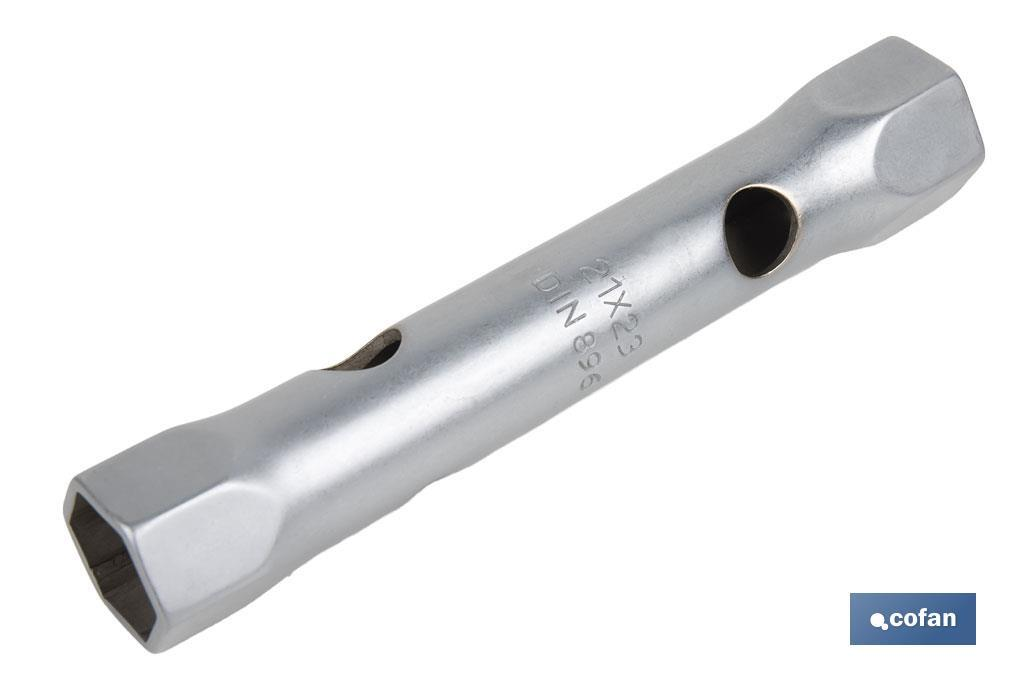 LLAVE TUBULAR DIN 896 18X19MM