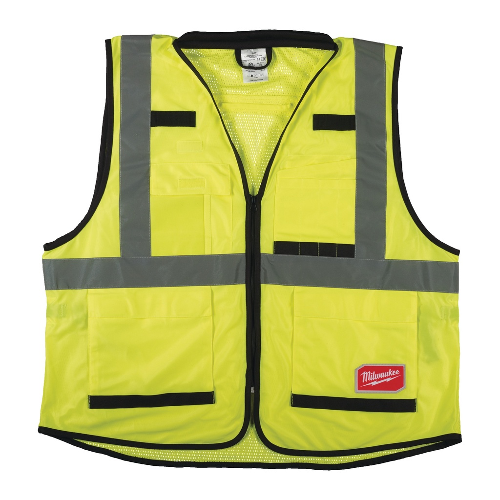 Chaleco alta visibilidad premium Amarillo - S / M - 1 ud