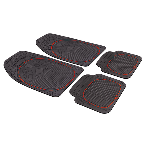 [POO645015] JGO.ALFOMBRAS GOMA"MONZA" 4PZS