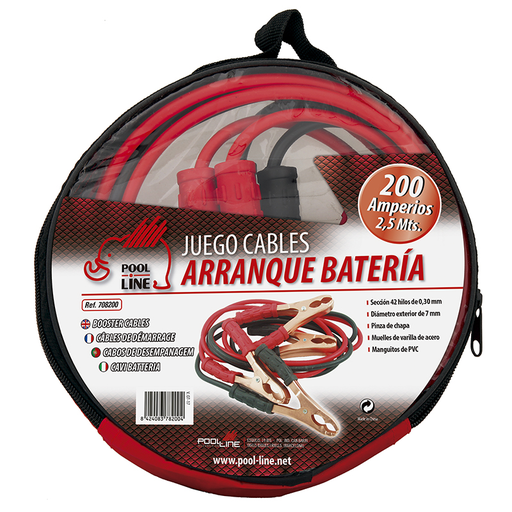 [POOAC708200] JGO.CABLES ARRANQUE ROJO/NEGRO