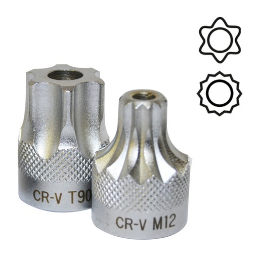 [JBM10048] LLAVE VASO 1/2" TORX T100 INVIOL