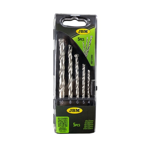 [JBM53860] ESTUCHE BROCAS 4-10MM.ALBA¾ILERI