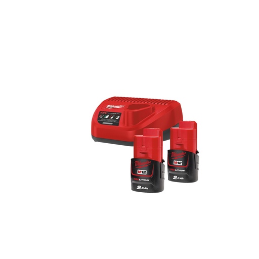 [MIL4933459209] Kit 2 bater¡as M12B2 + cargador C12C